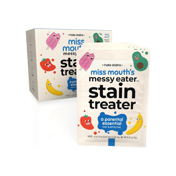 Miss Mouth's Messy Eater Stain Treater (25 PACK OF WIPES) - View 1