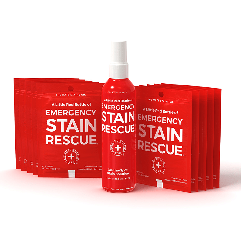 Emergency Stain Rescue Kit (1 Bottle + 10 Wipes)