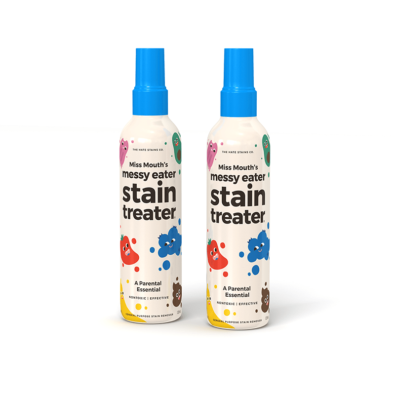  Miss Mouth's Messy Eater Stain Treater Spray - 4oz 2 Pack Stain  Remover - Newborn & Baby Essentials - No Dry Cleaning Food, Grease, Coffee  Off Laundry, Underwear, Fabric : Health & Household