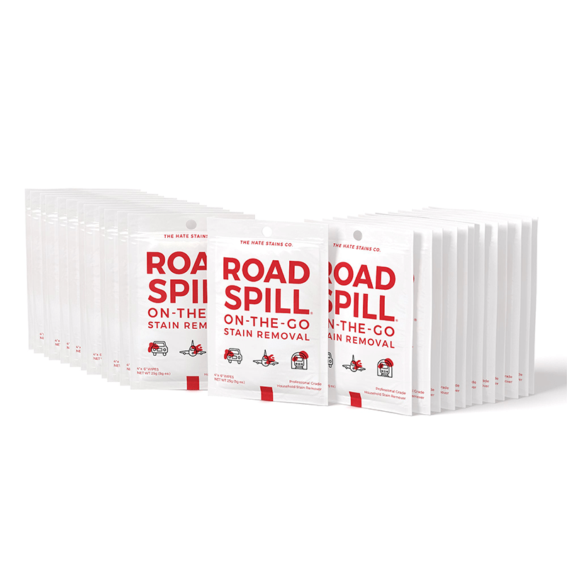 Road Spill On-The-Go Stain Removal  (25 PACK OF WIPES)